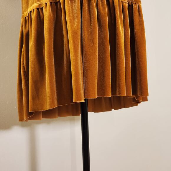 ENTRO Rust Velvet Oversized Top, Size Medium - Picture 7 of 10